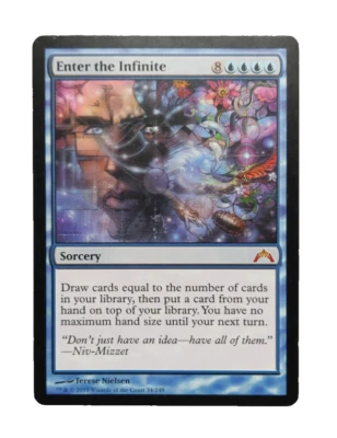 Enter the Infinite  – MTG Gatecrash Magic the Gathering Card LP Mythic Rare - Image 1 of 2
