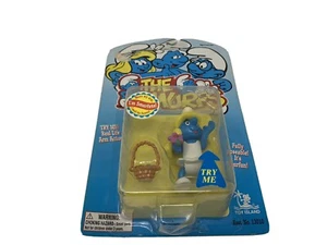 The Smurfs I'm Smurfette Fully Poseable Figure From Toy Island 1996 Unopened - Afbeelding 1 van 5