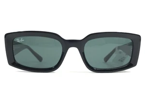 Ray-Ban Sunglasses RB4395 KILIANE 6677/71 Polished Black Frames w/ Green Lenses - Picture 1 of 16