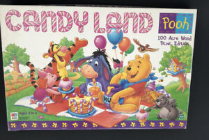 Candy Land Winnie The Pooh Edition Board Game Milton Bradley 1998