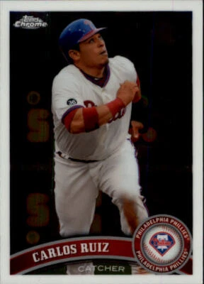 2011 Topps Chrome #21 Carlos Ruiz - NM - Image 1 of 2