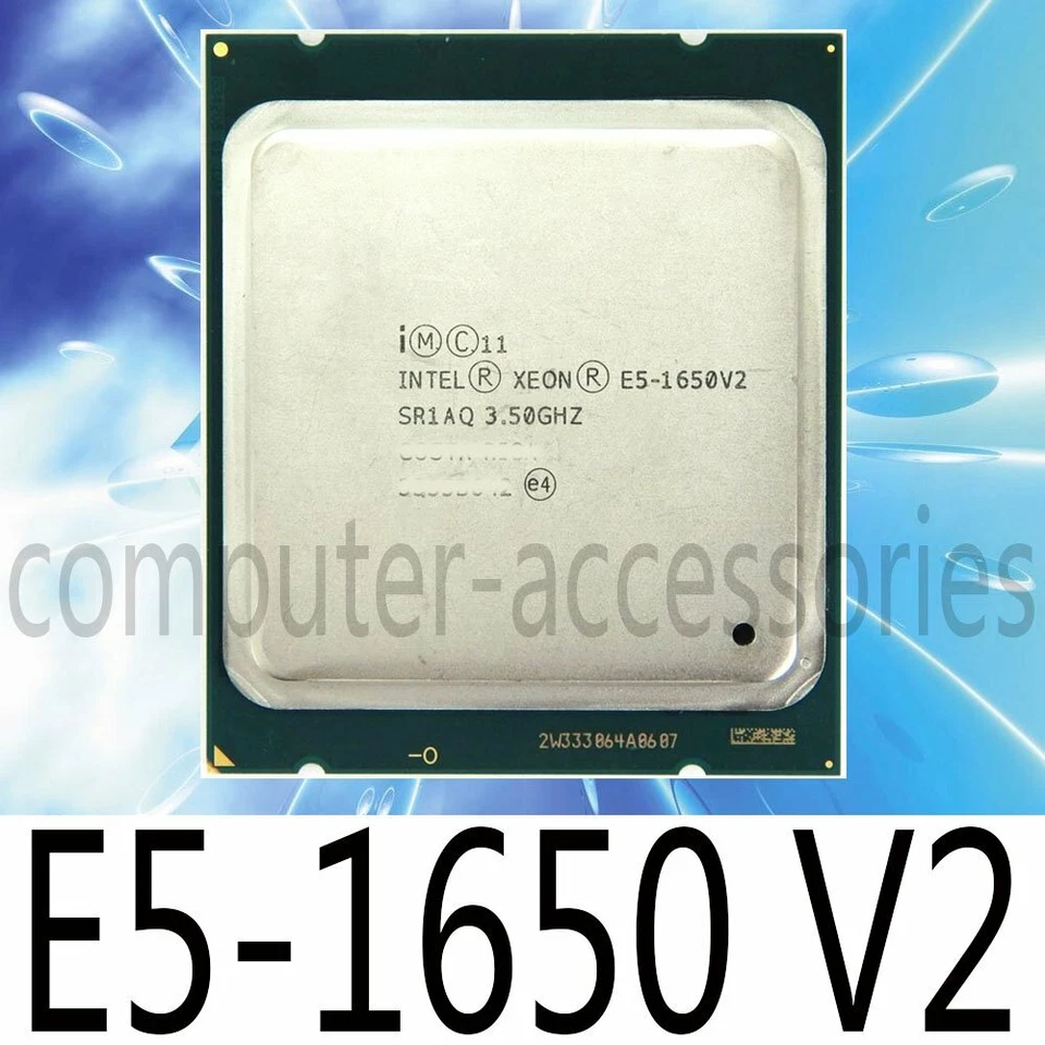 Intel Xeon E5-1650 V2 E5-1650V2 3.5GHz 6-Core 12M LGA2011 130W CPU Processor - Image 1 of 1