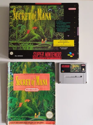 SNES Secret of Mana OVP inkl. Spieleberater (Super Nintendo, 1994) - Bild 1 von 2