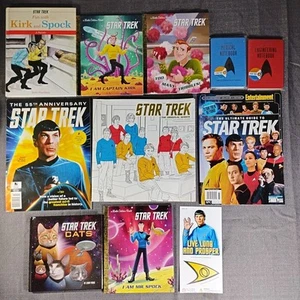 STAR TREK Book Collection, Golden, Coloring, Cats, Guide, Anniversary, Notes - Picture 1 of 22