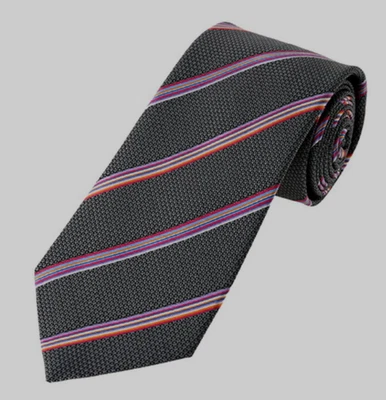 Corbata a rayas PAUL SMITH 100 % seda Italia Foto 1 de 4