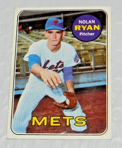NOLAN RYAN 1969 #533 TOPPS CARD 2ND YEAR NO CREASES NICE LOOKING METS MLB H.O.F. - Picture 1 of 4