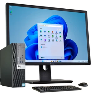 Dell Optiplex 3070+ 24" IPS Monitor Komplett PC Core i5-9500 3,GHz 1TB SSD Win11 - Imagen 1 de 6
