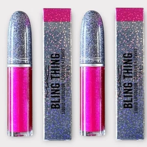 MAC Bling Thing (x2) COMMOTION MOTION Liquid Lipcolour Lip Color LIMITED EDITION - Picture 1 of 5