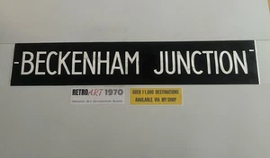 Beckenham Junction - Camberwell 4.4 Bus Destination Blind 42” Gift - Foto 1 di 9