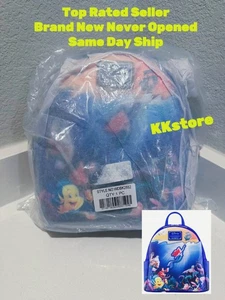 Disney Parks Loungefly Disney La Sirenetta Mini Zaino Spedizione Stesso Giorno NUOVO - Foto 1 di 9