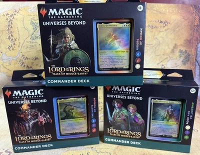 MTG: El Señor de los Anillos Comandante mazos (3) Foto 1 de 4
