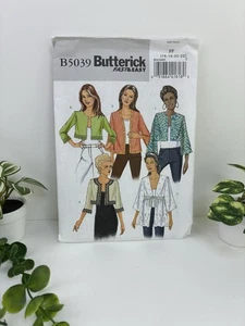 Jacket Size 16-22  Pattern 5039 Unlined Scalloped Eyelet Rick Rack Uncut - Picture 1 of 2