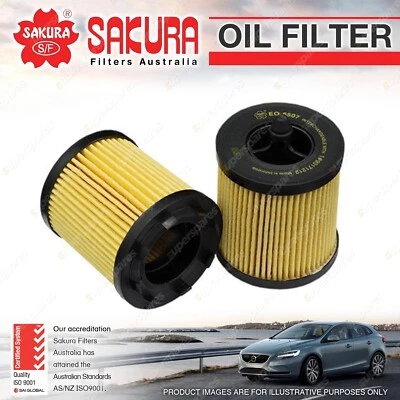 Sakura Oil Filter for Alfa Romeo 159 BRERA Spider 939 1.9 2.2 Petrol - image 1 of 2