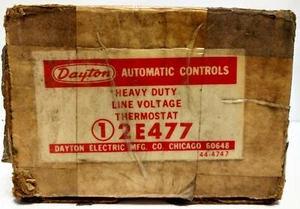 Dayton 2E477 Heavy Duty Line Thermostat - Picture 1 of 6