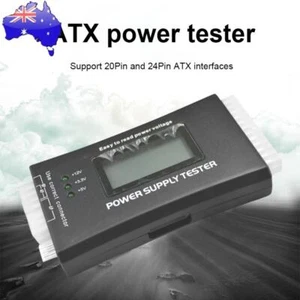 20/24 Pin LCD Display Computer Power Supply Tester Measuring for ATX BTX ITX TFX - Picture 1 of 12