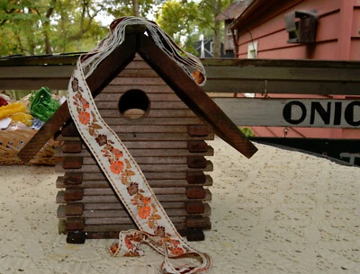 Vintage Embroidered Trim - Satin Ribbon for Crazy Quilting - Image 1 of 2