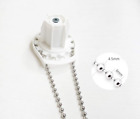 Chaîne de perles en acier inoxydable 4,5 mm pour stores et stores avec 5 connecteurs, fixe ou 