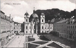 Austria Salzburg Makartplatz Vintage Postcard B114 - Picture 1 of 2