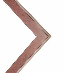 13.5x40 Flat Dark Brown Wood Frame - "The Edge" Thin - Great for Posters, Pho... - Picture 1 of 6