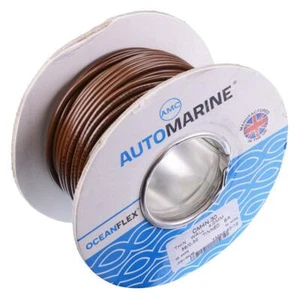 Brown 4mm² Oceanflex Tinned Copper Cable 56/0.3mm 30M - Bild 1 von 1