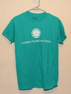 Gildan Dry Blend Carolinas HealthCare System Teal #CHSSERVES Small T-Shirt - Picture 1 of 4