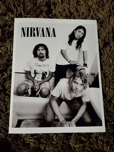 KURT COBAIN Art Print Photo Rare 8" x 10" Vintage NIRVANA Poster Dave Grohl - Picture 1 of 1
