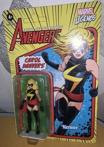 Hasbro Kenner Marvel Legends The Avengers Retro 3,75" Figuren Carol Danvers NEU - Bild 1 von 13