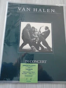 Primer programa de conciertos Van Halen 1980 para mujeres y niños - Como nuevo. - Imagen 1 de 3