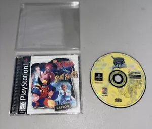 Marvel X-Men Vs Street Fighter Sony Playstation W/reg Card COMPLETE!! WORKS!!! - Picture 1 of 6