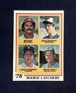 1978 # 708 Topps Rookie Catchers Murphy, Parrish NM-MT FREE SHIPPING  - Picture 1 of 2