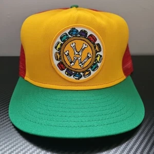 NWOT VW Volkswagen Retro Bus Vintage Multicolor Trucker Style Snapback Hat - Picture 1 of 10