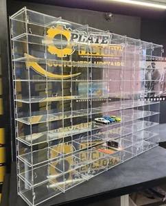 63 Ranuras Sección Montada en Pared Pantalla Mini GT Marco Diecast Rack 110x60x100mm Caja - Imagen 1 de 11