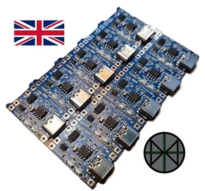 1 - 10pz TP4056 5V 1A USB-C Modulo Caricabatterie Litio LiPo/Li-Ion - Foto 1 di 15