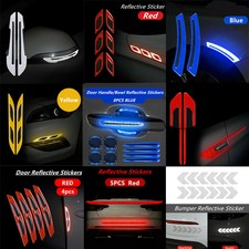 Reflective Warning Safety Car Door Bumper Wheel Handle Truck Sticker Tape Decal