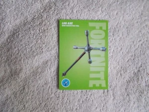 Panini: Fortnite 2021 "LUG AXE / MAGNIFYING AXE" #H38 Trading card Series 3 - Picture 1 of 2