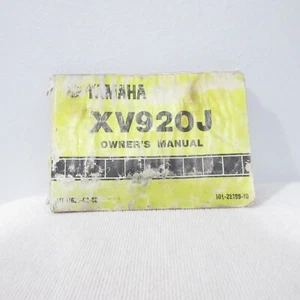 YAMAHA VIRAGO XV920J OWNER'S MANUAL MOTORCYCLE 1982 - Picture 1 of 12