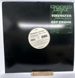CROOKED LETTAZ PIMP C - GET CRUNK / FIREWATER - PENALTY 0258 PROMO VINYL LP - Imagen 1 de 2