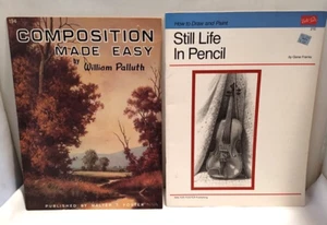 Lot 2 Walter Foster Still Life Pencil Franks 215 Composition Made Easy Palluth - Picture 1 of 9