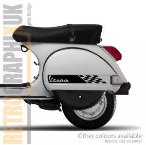 Panel lateral Vespa con caja de herramientas pegatinas gráficas | Se adapta a PX T5 LML  - Imagen 1 de 5