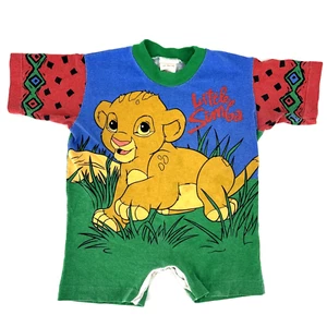 Mameluco Simba bebé estampado vintage Disney El Rey León años 90 18 meses - Imagen 1 de 14