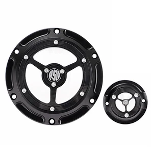 Cubierta temporizador Derby Clarity RSD 6 orificios para Harley Sportster 883 1200 Forty Eight - Imagen 1 de 8
