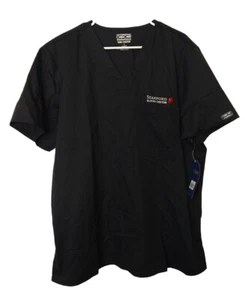 Stanford Blood Center Camicia Uomo Nera Scrub Cherokee Large - Foto 1 di 3