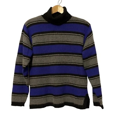 Suéter Jeanne Pierre Mujer Lana de Cordero Angora Cuello Alto Pequeño De Colección Oficina Trabajo Foto 1 de 4