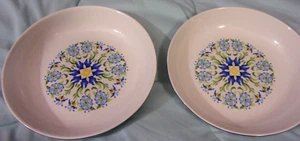 [LOT OF 2] 222 Fifth "Tunisia" Porcelain Floral 9.5"  Serving Bowls - Picture 1 of 9
