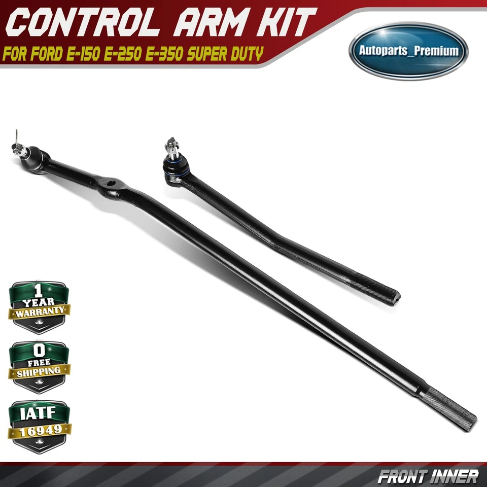 2x Extremidade interna dianteira da haste de amarração para Ford E-150 E-250 2008-2014 E-350 E-450 Super Duty - Imagem 1 de 4