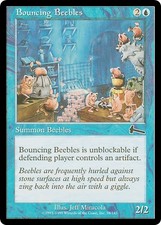 BOUNCING BEEBLES ~mtg NM/NM- Urza's Legacy Com x4