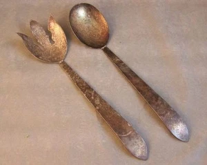 Bonita cuchara tenedor de plata Saben de colección - Imagen 1 de 1