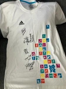 London 2012 Olympic Games Adidas white T shirt signed prize rare! - New - Picture 1 of 4