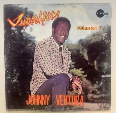 Johnny Ventura - Superhits Vol.3 LP Vinyl Record Original 1977 Discolor 4390 - Image 1 of 4