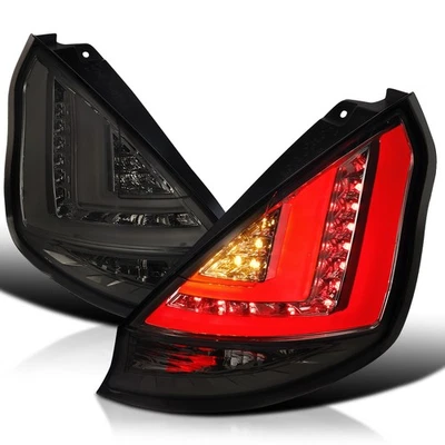 Smoke Fits 2014-2019 Ford Fiesta Hatchback Led Tube Tail Lights Lamps Left+Right Foto 1 de 4
